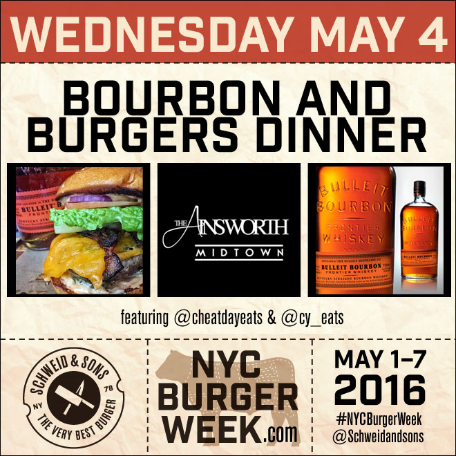 NYC Burger Week – Bourbon and Burgers Dinner at The Ainsworth