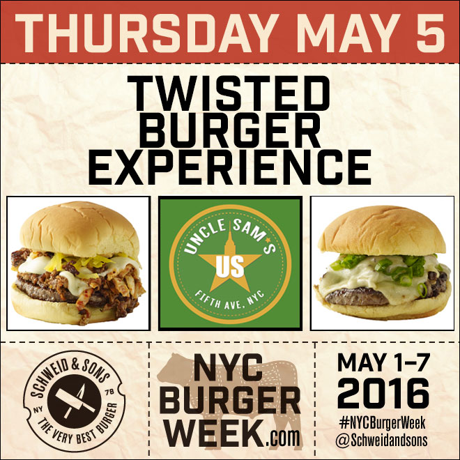 NYC Burger Week – The Twisted Burger Experience at Uncle Sam's Burgers