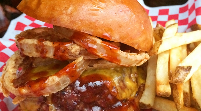 How To Make Brother Jimmy's Signature BBQ Burger — Recipe