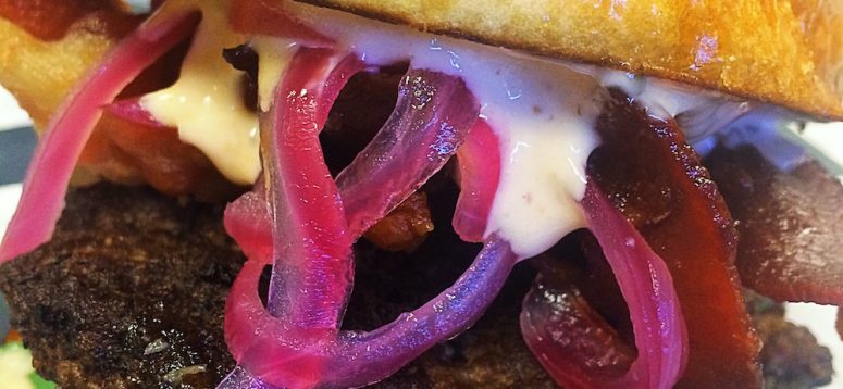 How To Make A Pickled Onion Bacon Burger — Recipe