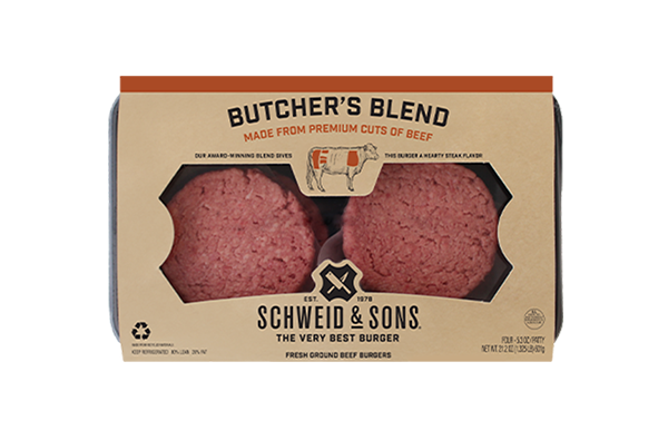 Butcher's Blend Packaging.