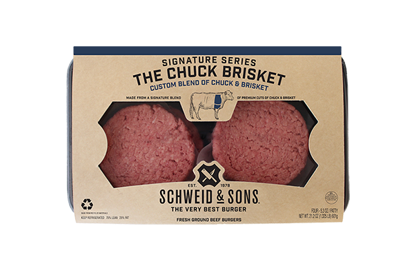 Signature Series Chuck Brisket Packaging.