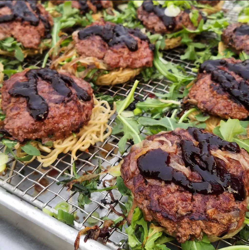 George Motz & Keizo Shimamoto's Smashed Ramen Burger – Schweid & Sons – The Very Best Burger