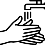 Sanitizing Hand Icon