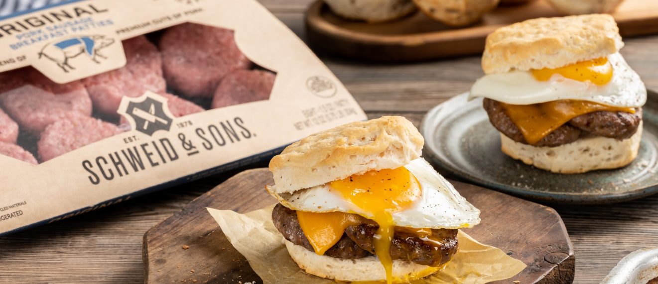 Pork Sausage Breakfast Sandwich