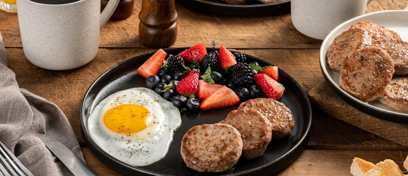 Original sausage patties package.